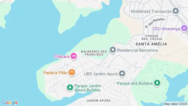 Mapa do bairro Balneário São Francisco, Sao Paulo - SP