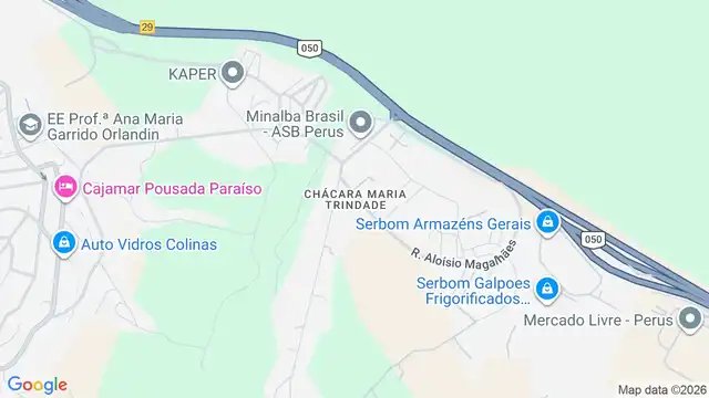 Mapa do bairro Chácara Maria Trindade, Sao Paulo - SP