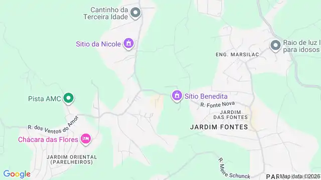 Mapa do bairro Chácara Santo Hubertus, Sao Paulo - SP