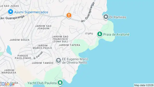 Mapa do bairro Chácara Vista Alegre, Sao Paulo - SP