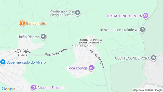 Mapa do bairro Cipó do Meio, Sao Paulo - SP