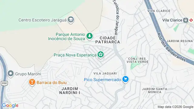 Mapa do bairro Conjunto Habitacional Turística, Sao Paulo - SP