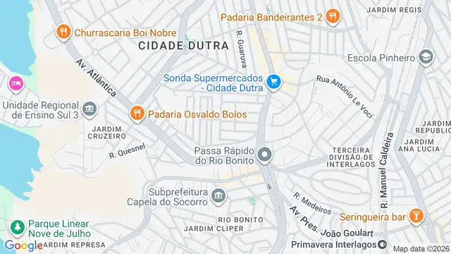 Mapa do bairro Conjunto Residencial Salvador Tolezani, Sao Paulo - SP