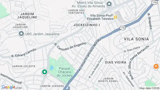 Mapa do bairro Ferreira, Sao Paulo - SP