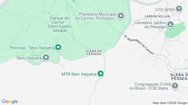 Mapa do bairro Gleba do Pêssego, Sao Paulo - SP