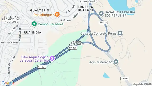 Mapa do bairro Jardim Adelfiore, Sao Paulo - SP