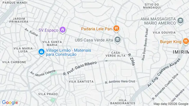 Mapa do bairro Jardim Aida, Sao Paulo - SP