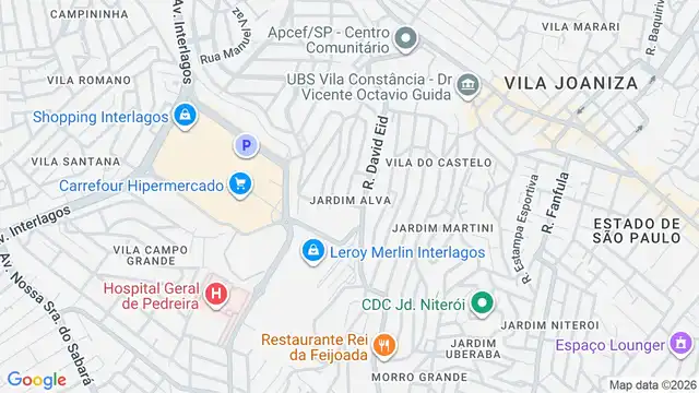Mapa do bairro Jardim Alva, Sao Paulo - SP