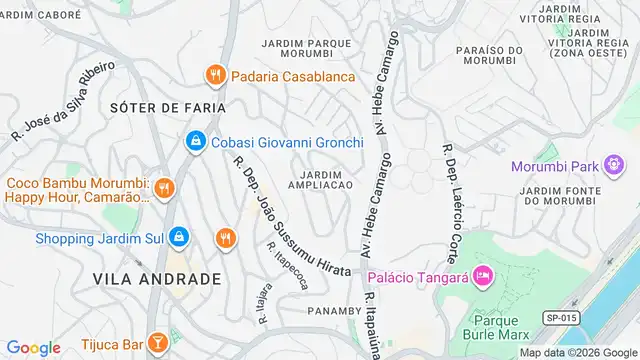 Mapa do bairro Jardim Ampliacao, Sao Paulo - SP