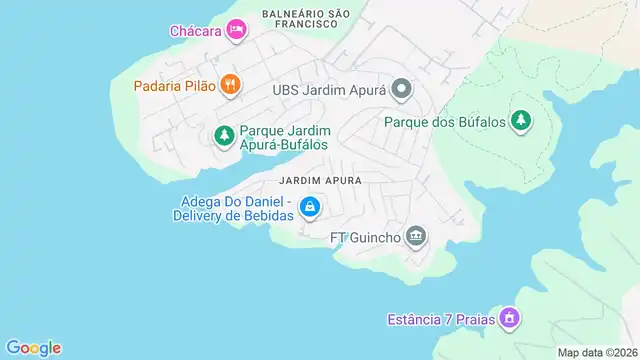 Mapa do bairro Jardim Apurá, Sao Paulo - SP - Rua Pedro Luís Dias da Fonseca