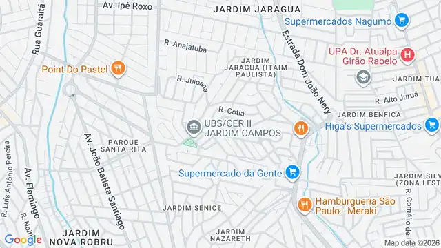 Mapa do bairro Jardim Bartira, Sao Paulo - SP