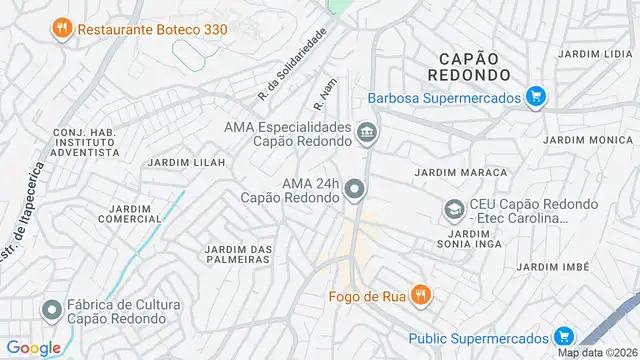 Mapa do bairro Jardim Bom Pastor, Sao Paulo - SP