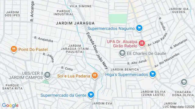 Mapa do bairro Jardim Campos, Sao Paulo - SP