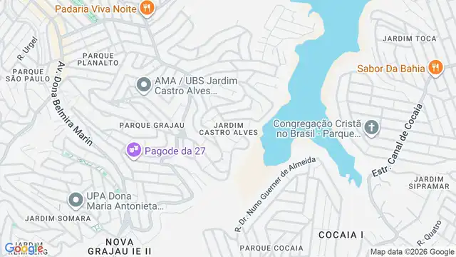 Mapa do bairro Jardim Castro Alves, Sao Paulo - SP