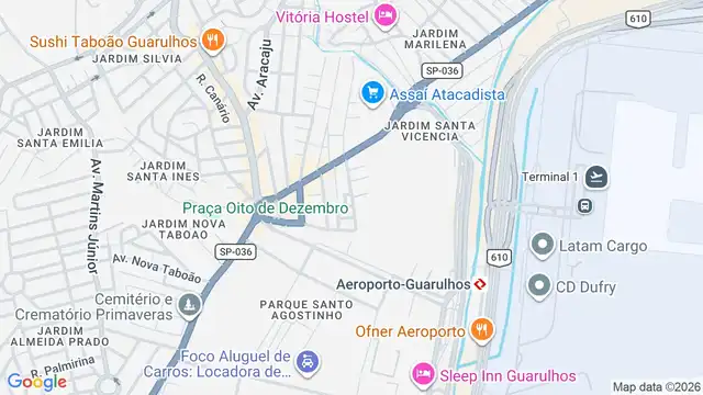 Mapa do bairro Jardim das Acácias, Sao Paulo - SP