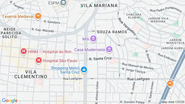 Mapa do bairro Jardim Denise, Sao Paulo - SP