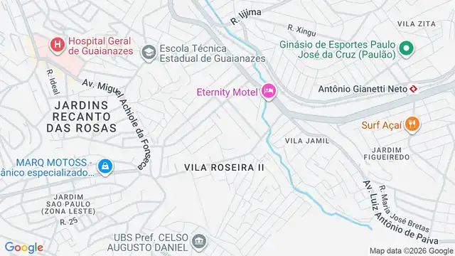 Mapa do bairro Jardim do Divino, Sao Paulo - SP