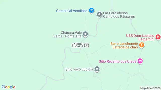 Mapa do bairro Jardim dos Eucaliptos, Sao Paulo - SP