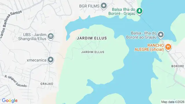 Mapa do bairro Jardim Ellus, Sao Paulo - SP