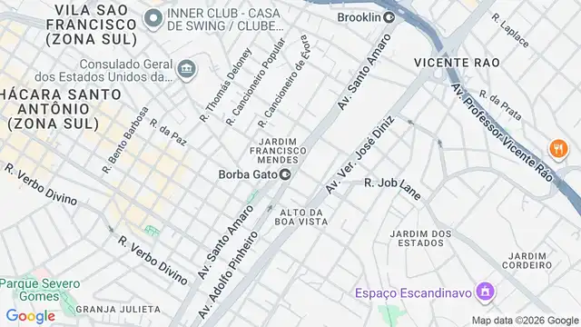 Mapa do bairro Jardim Francisco Mendes, Sao Paulo - SP