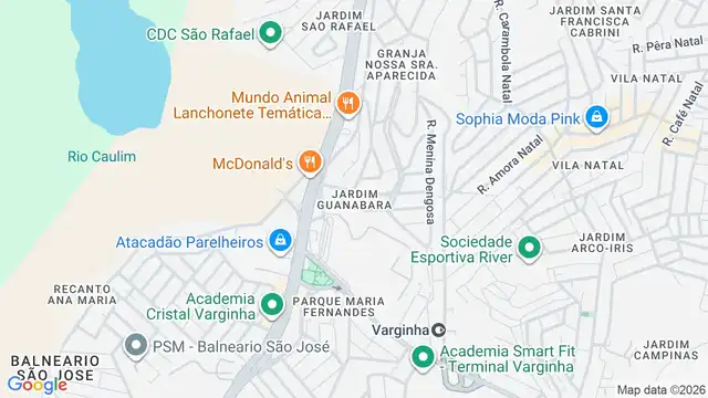 Mapa do bairro Jardim Guanabara, Sao Paulo - SP