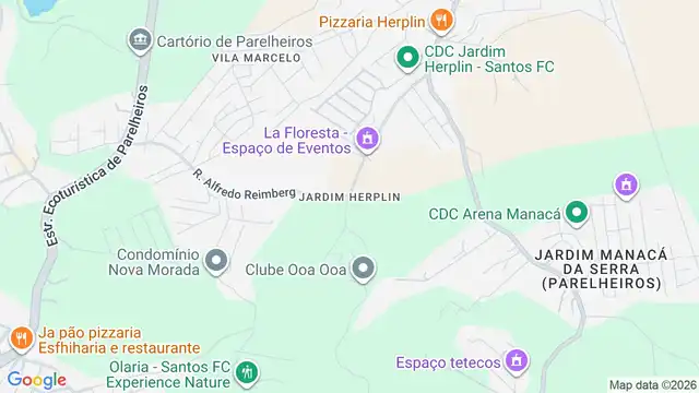 Mapa do bairro Jardim Herplin, Sao Paulo - SP