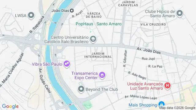 Mapa do bairro Jardim Internacional, Sao Paulo - SP