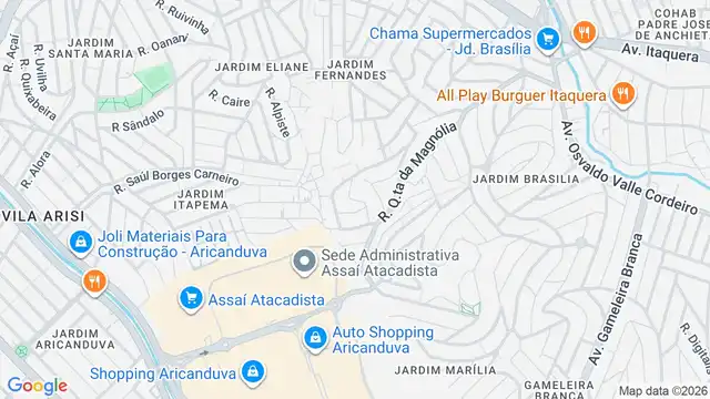 Mapa do bairro Jardim Ipanema (Cidade Lider), Sao Paulo - SP