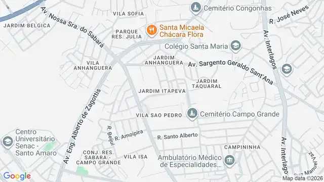 Mapa do bairro Jardim Itapeva, Sao Paulo - SP