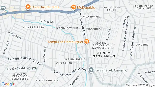 Mapa do bairro Jardim Laone, Sao Paulo - SP