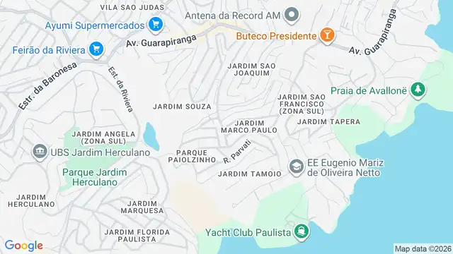 Mapa do bairro Jardim Leila, Sao Paulo - SP