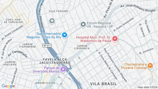 Mapa do bairro Jardim Lideranca, Sao Paulo - SP