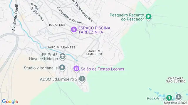 Mapa do bairro Jardim Limoeiro, Sao Paulo - SP