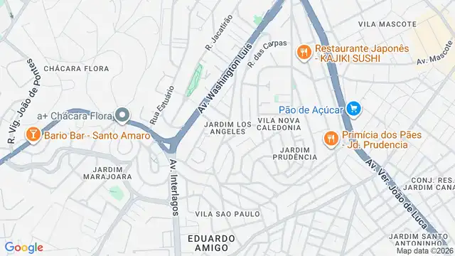 Mapa do bairro Jardim Los Angeles, Sao Paulo - SP