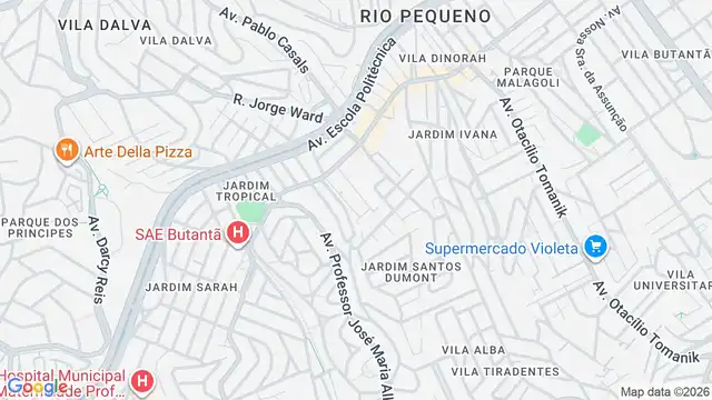 Mapa do bairro Jardim Maria Lucia, Sao Paulo - SP