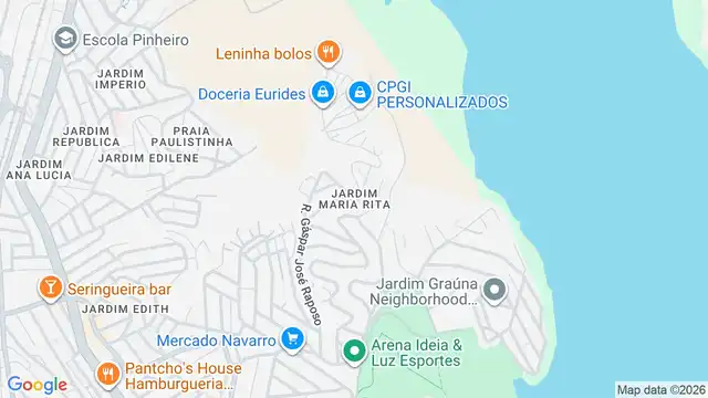 Mapa do bairro Jardim Maria Rita, Sao Paulo - SP