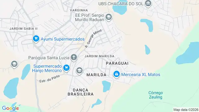 Mapa do bairro Jardim Marilda, Sao Paulo - SP