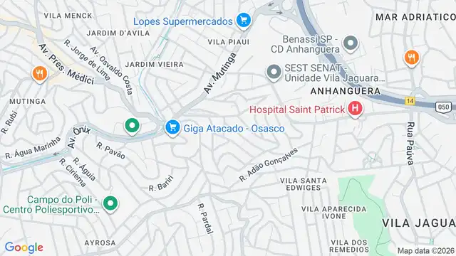 Mapa do bairro Jardim Marisa, Sao Paulo - SP