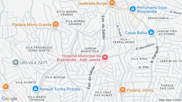 Mapa do bairro Jardim Maristela, Sao Paulo - SP
