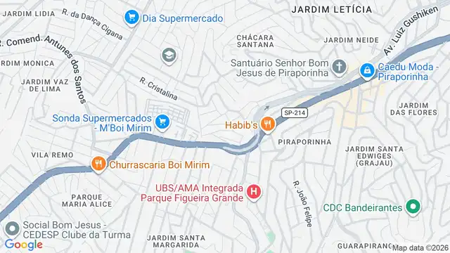 Mapa do bairro Jardim Mazza, Sao Paulo - SP