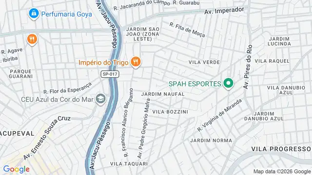 Mapa do bairro Jardim Naufal, Sao Paulo - SP