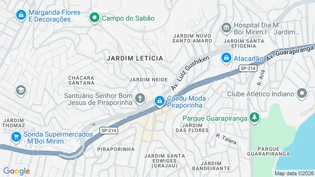 Mapa do bairro Jardim Neide, Sao Paulo - SP