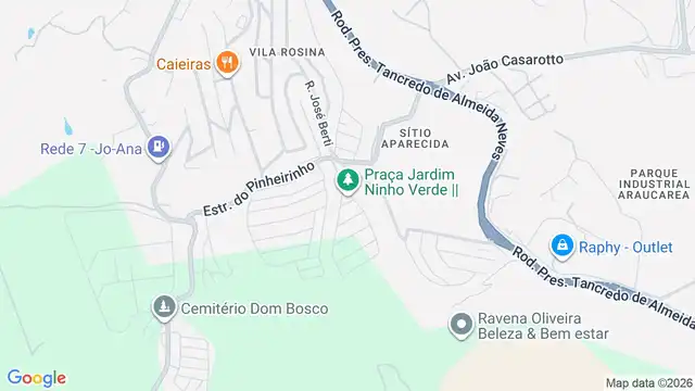 Mapa do bairro Jardim Ninho Verde II, Sao Paulo - SP