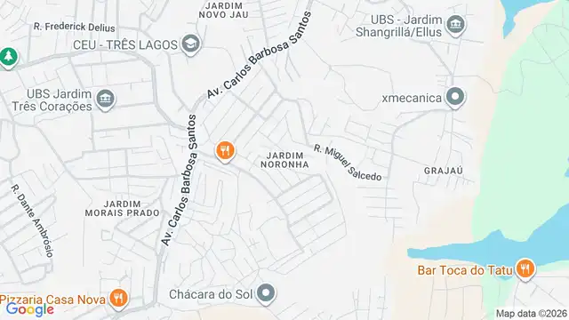 Mapa do bairro Jardim Noronha, Sao Paulo - SP