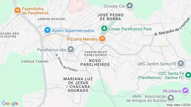 Mapa do bairro Jardim Novo Lar, Sao Paulo - SP