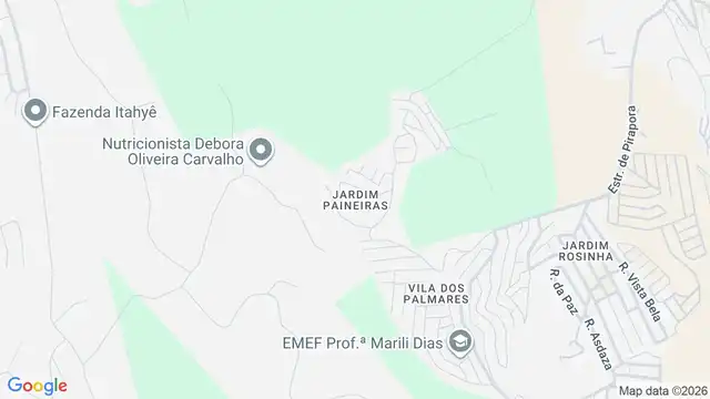 Mapa do bairro Jardim Paineiras, Sao Paulo - SP