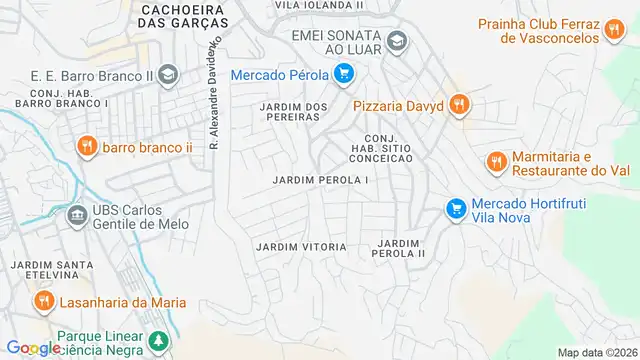 Mapa do bairro Jardim Perola I, Sao Paulo - SP