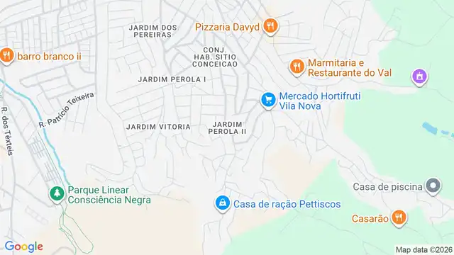 Mapa do bairro Jardim Perola II, Sao Paulo - SP