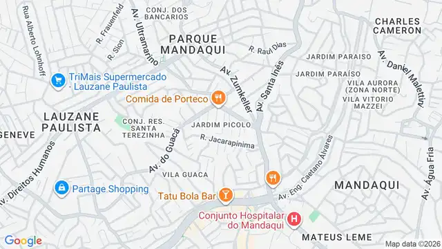 Mapa do bairro Jardim Picolo, Sao Paulo - SP