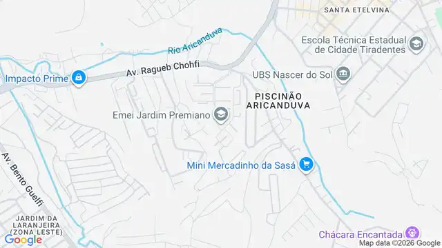 Mapa do bairro Jardim Premiano, Sao Paulo - SP